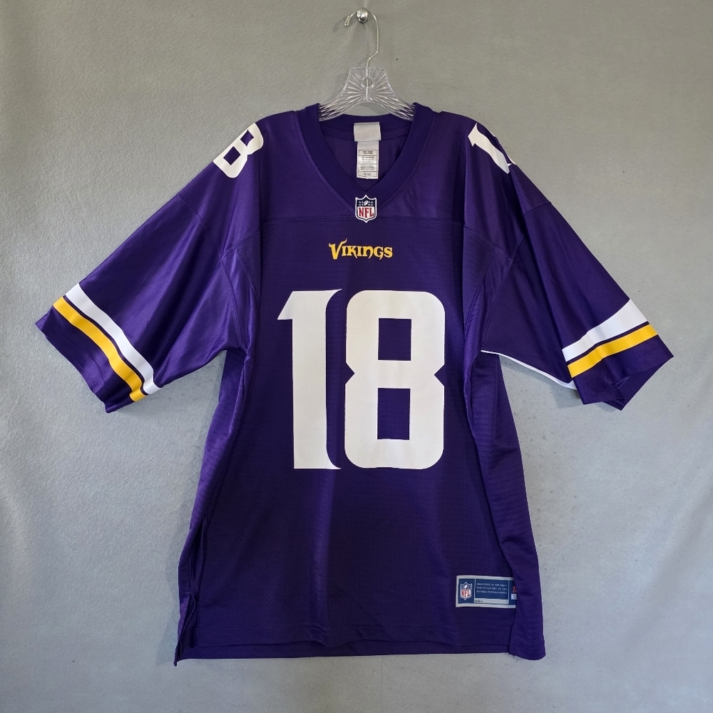 Pro Line NFL Mens Minnesota Vikings Justin Jefferson #18 Jersey Size XL